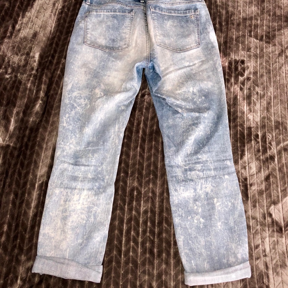 Jessica Simpson Distressed Acid Wash Skinny Crop - Picture 7 of 8